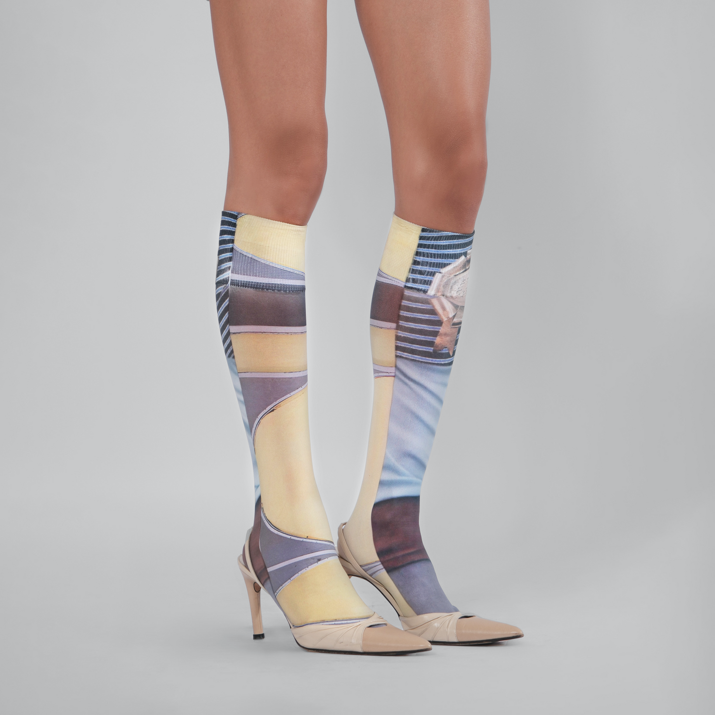 Metalic Ribbon Stockings