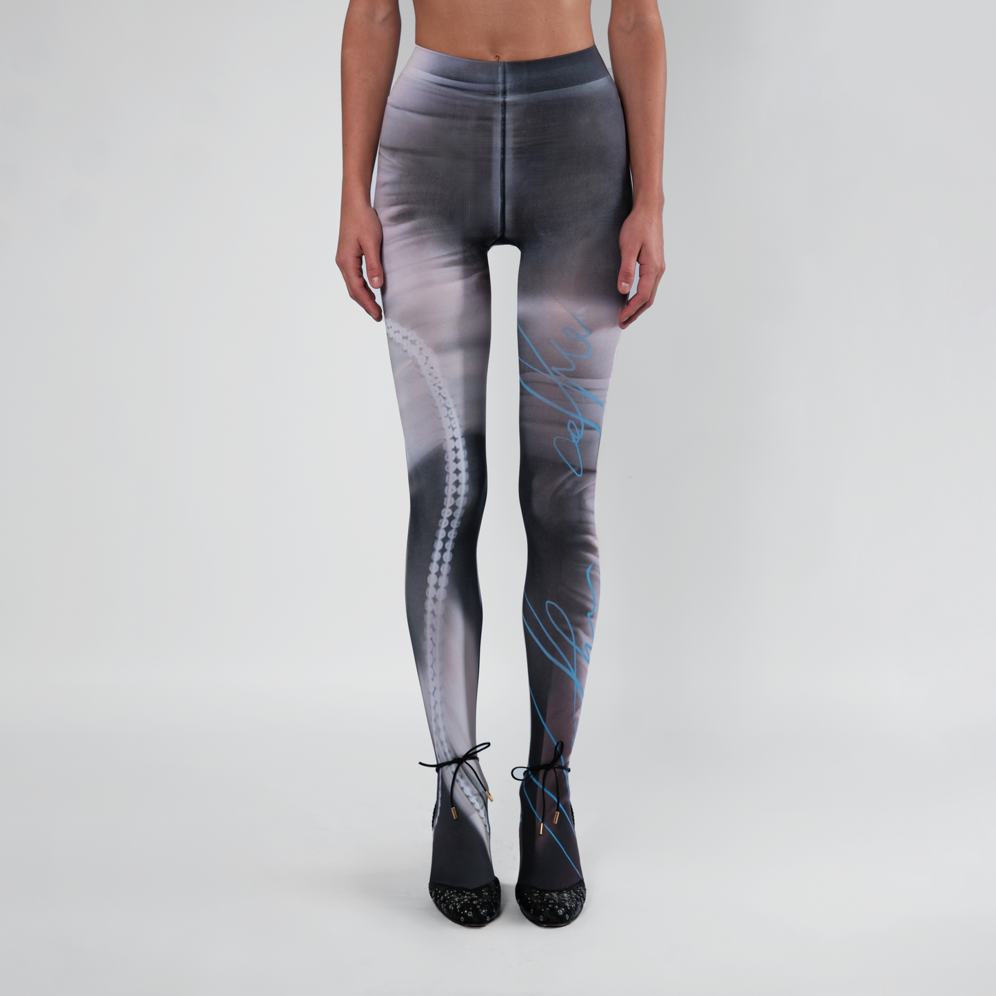 Pearl Print Tights