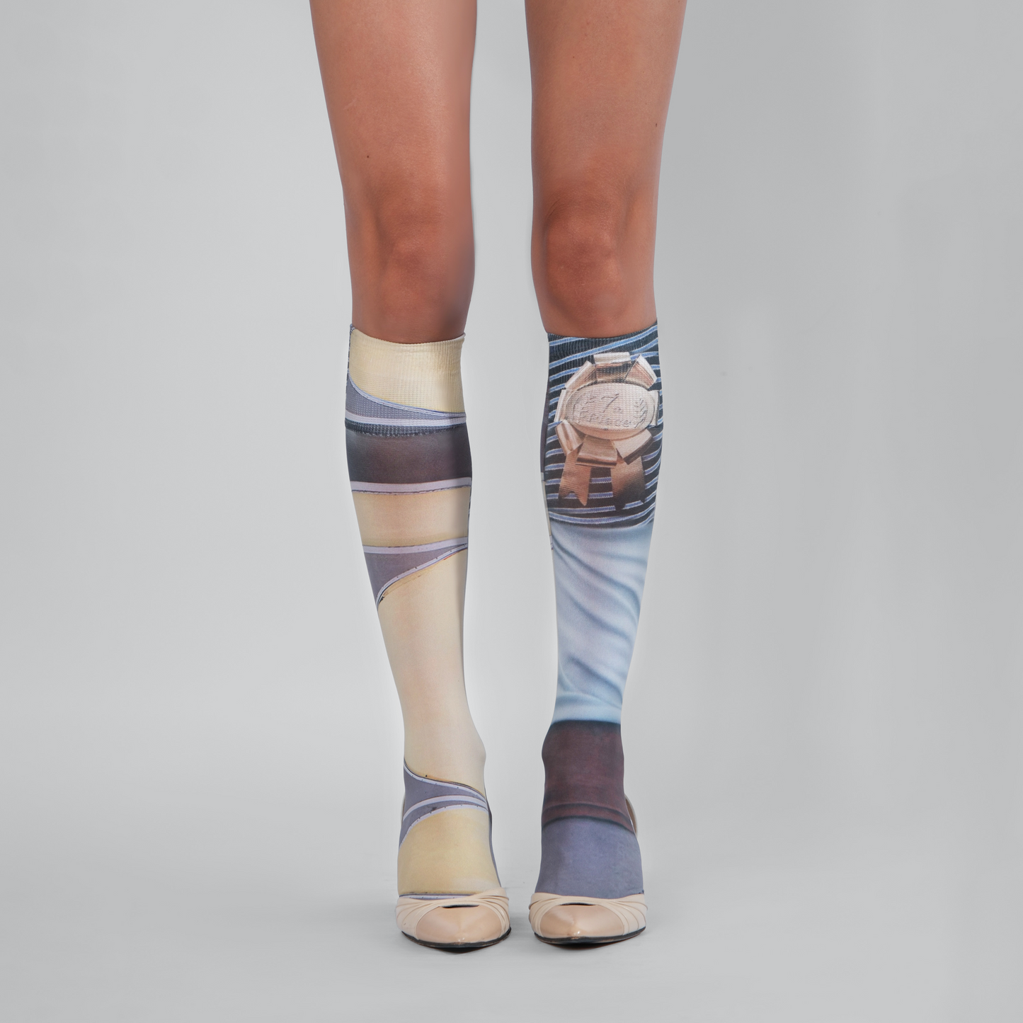 Metalic Ribbon Stockings