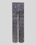 Gray Leopard Pattern Tights