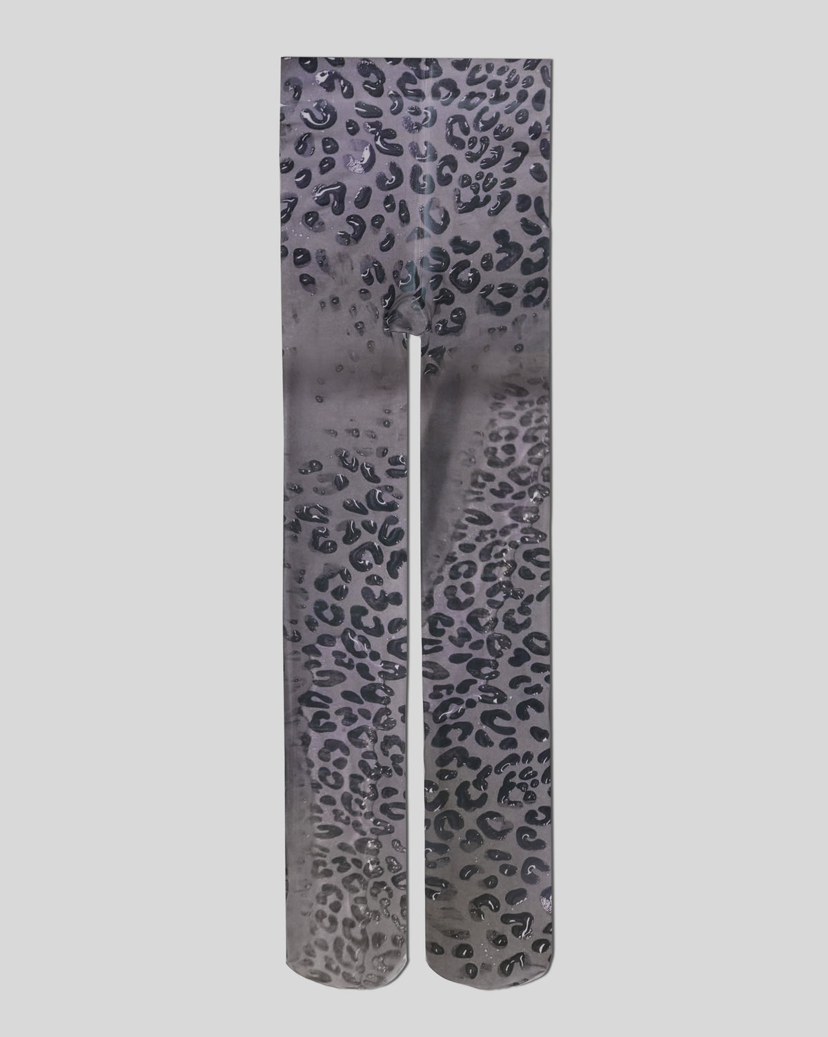 Gray Leopard Pattern Tights