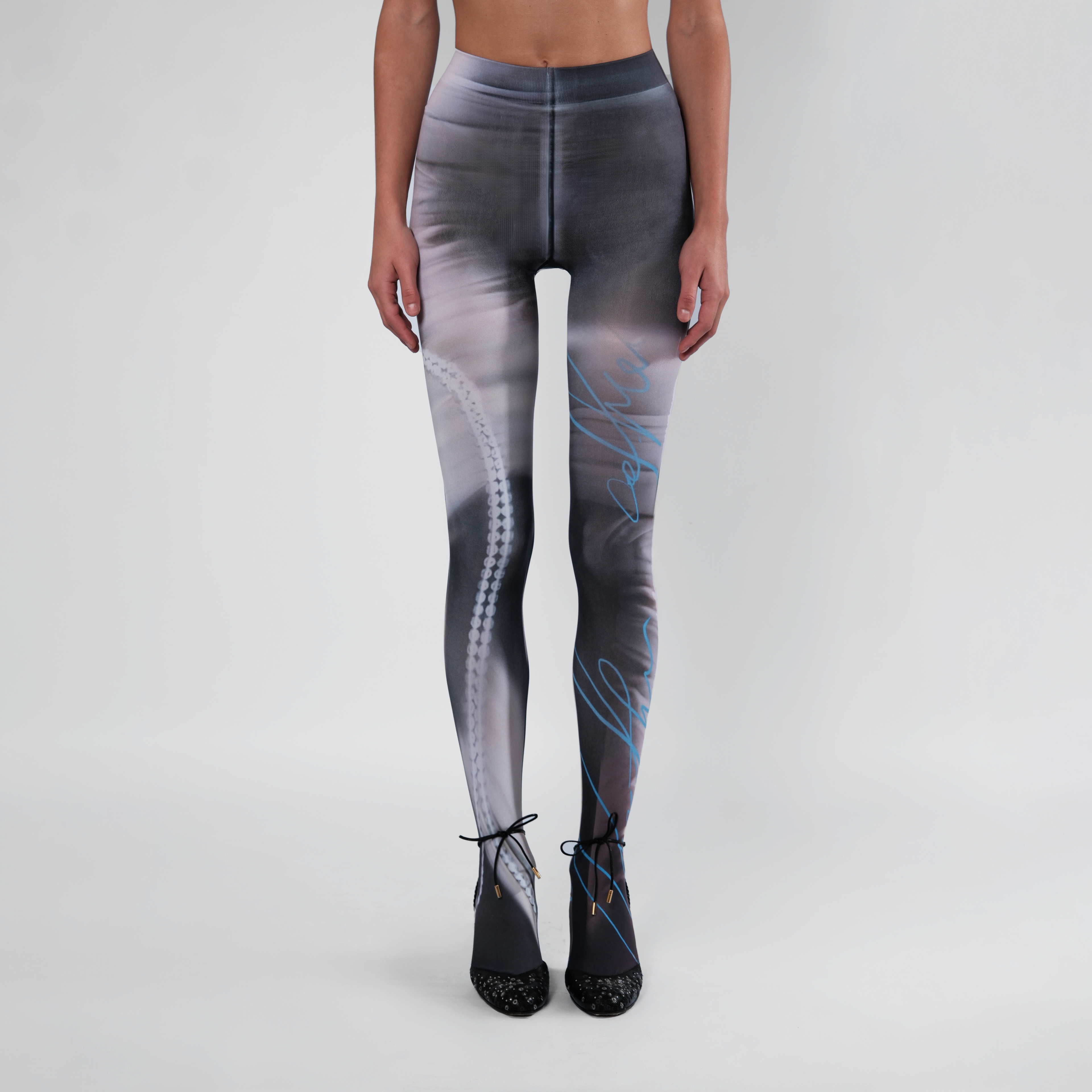 Pearl Print Tights