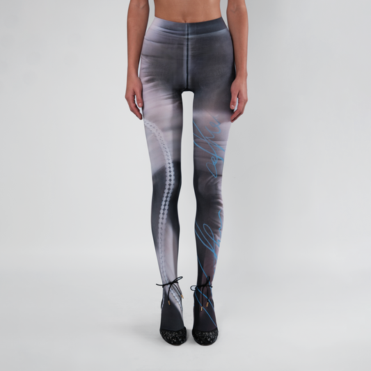 Pearl Print Tights
