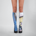 Blue Sequins Stockings